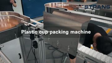 Plastic cup packing machine