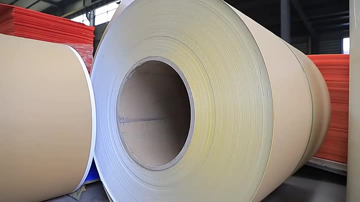 Color coating roll