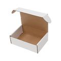 JF2023Custom Stampato flauto E-Commerce Packaging Box Cardboard ondulato Spedizione Mailer White Scheda Blocking Literature Mailer Box1