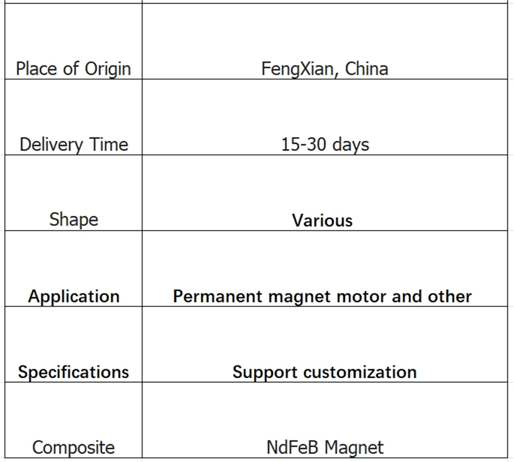 Sintered Ndfeb Magnet