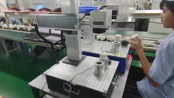 Gravura automática a laser para mini bomba de vácuo