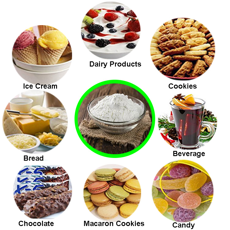 Valor bajo en calorías Kosher / Halal / ISO bueno para diabéticos FOS fructooligosacárido en polvo