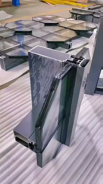Vertical Exposed and Horizontal Hidden Frame Glass Curtain Wall