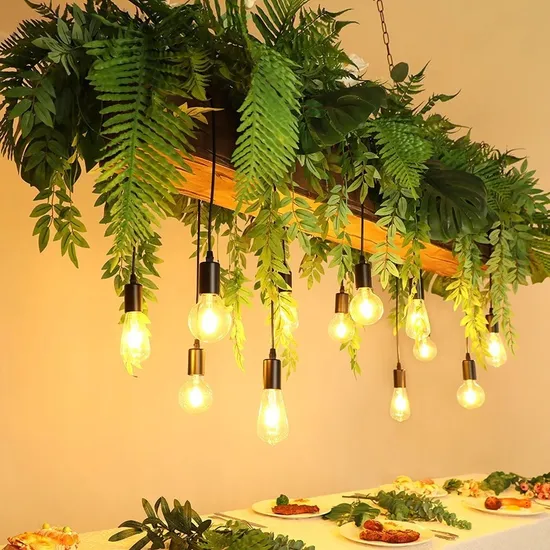 Elegante luz de lámpara LED grande para decoración de restaurantes y jardines1