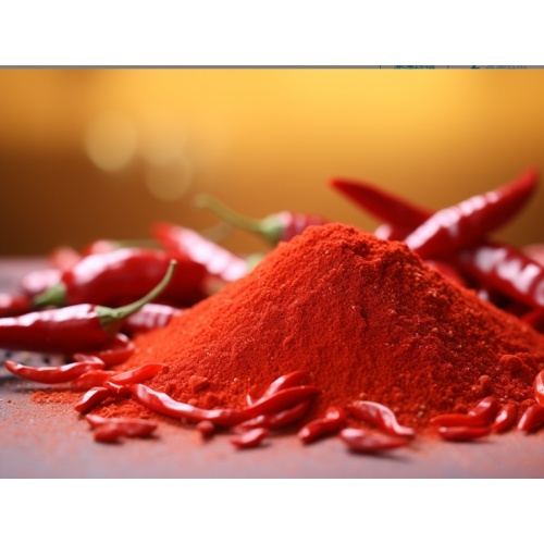 Application de l'extrait de paprika pigment rouge