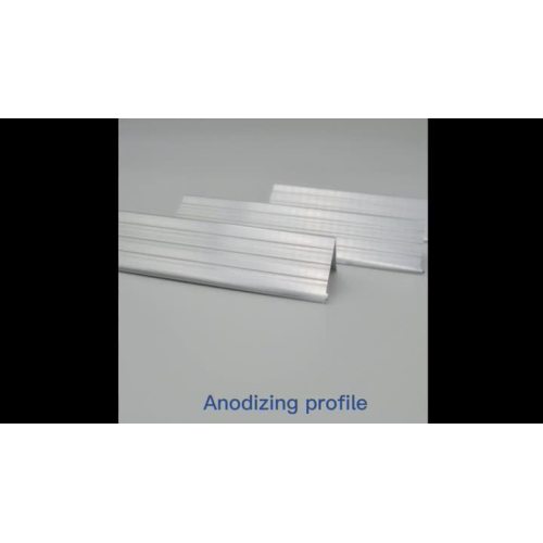 Anodized aluminium angle