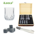 Merry Whiskey Stone Gift Set with Logo1