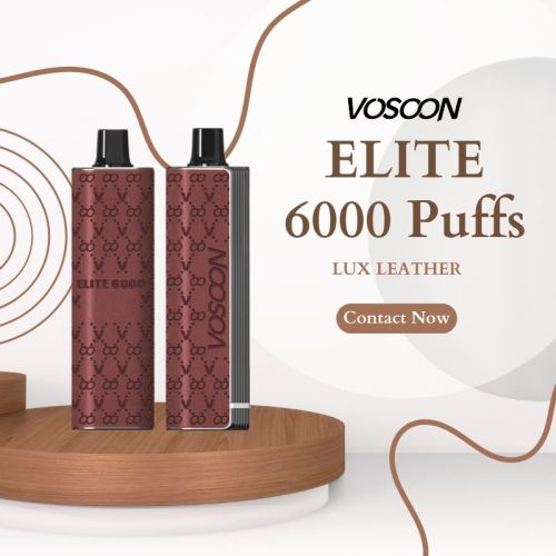 Vosoon Lancia Elite 6000 Puffs: un vapodioso usa e getta in pelle di fascia alta