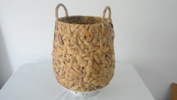 nature water hyacinth basket