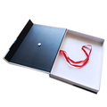 Custom Book Shape Rigid Cardboard A4 Paper Storage Packaging Box Coated Paper Recyclable OEM Brand1
