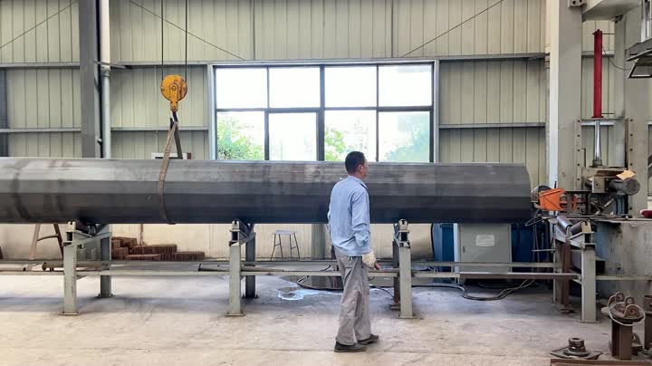 آلة استقامة ذات قطر كبير