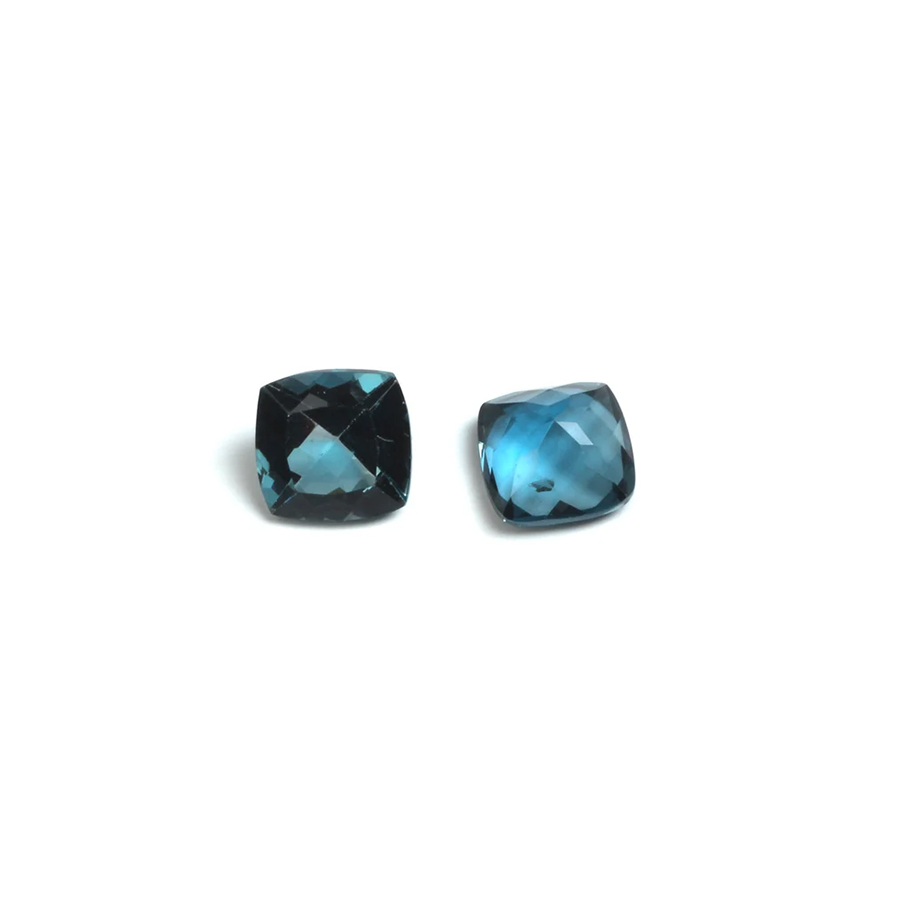 Rose Cut London Blue Topaz