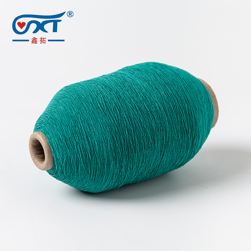 Mint Wholesale Rubber Covered Sewing Yarn DCY1407070 Spandex Core Spun Knitting Yarn For Webbing