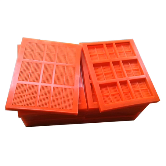 Polyurethane dewatering vibrating screen mesh1