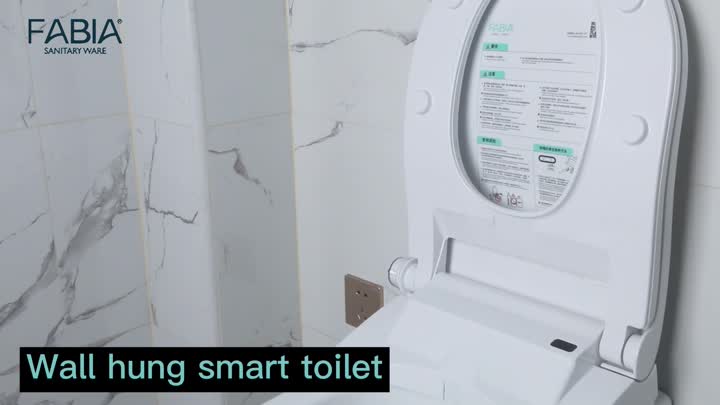 FA-947 wall hung smart toilet