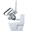 Senioren, Behinderte, Krankenschwester, Helfer, automatischer Lift, Spültrocknung, automatischer Toilettendeckel-Lifter für alte Menschen