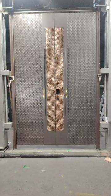 aluminum entry double door show details luxury entrance door