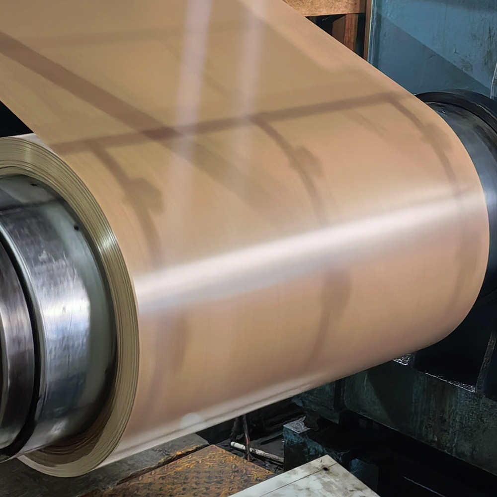 Tôles d'acier Galvalume à film de grain de bois naturel