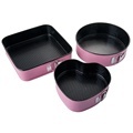 Versatile 3-in-1 Removable Bottom Cake Molds Set for Baking1