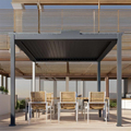 LIHUE Aluminum Pergola - Outdoor Sun Shade with Remote Control1