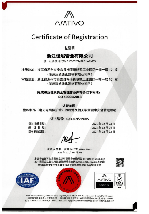 Certificate of Registration