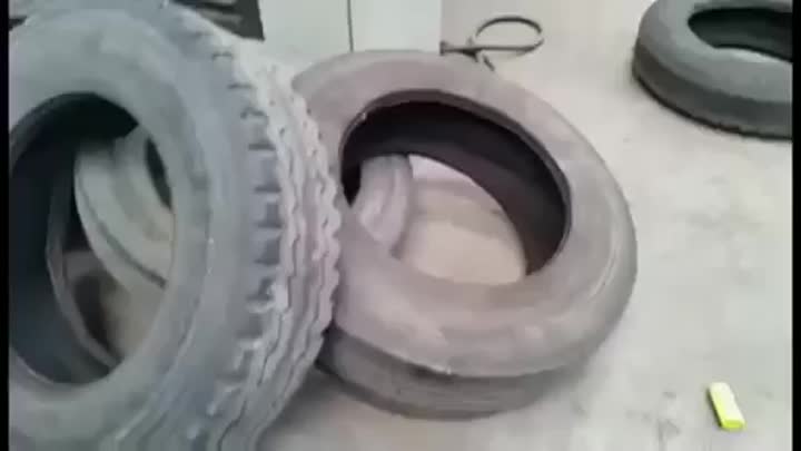 Tyre crusher