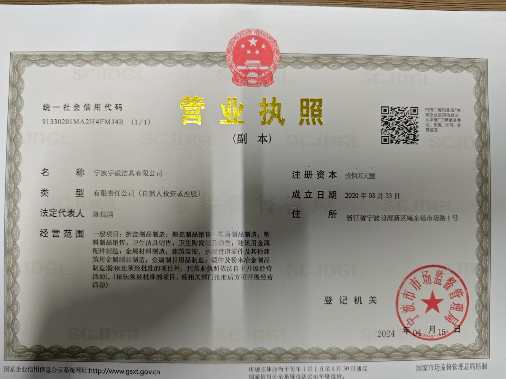 Business License