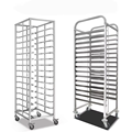 Custom Stainless Steel Multi-Layer Movable Trolley for Baking Equipment1