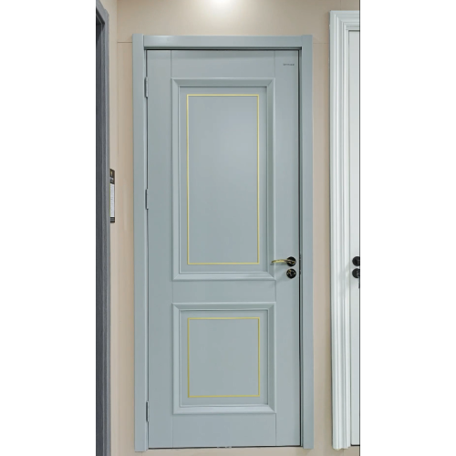 ליכט בלוי דרינענדיק ווודאַן טיר