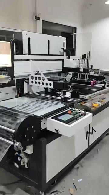 Auto Roll-to-Roll Screen Printer for Ceramic Decal