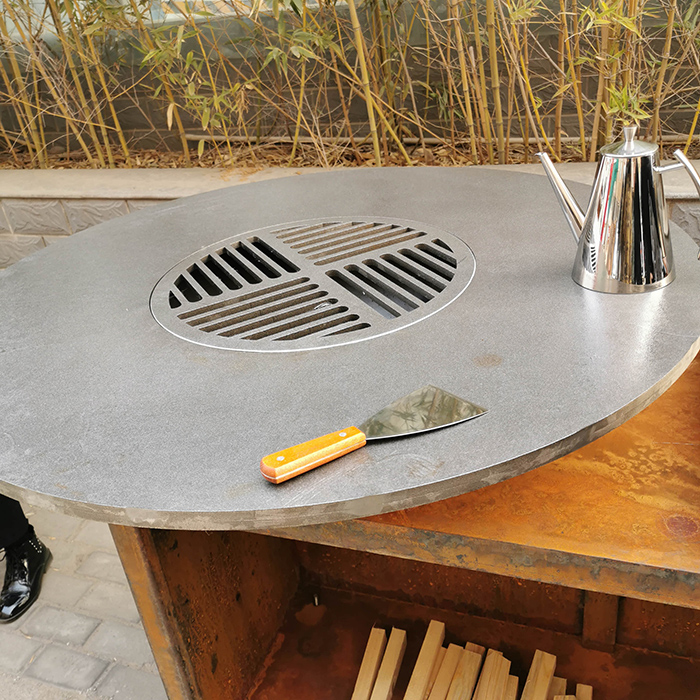 wood burning bbq grill