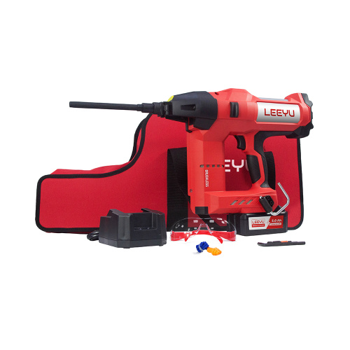 Ліквідацыя няспраўнасцяў, звязаных з расколінамі наканечніка цвіка ў вытворчасці бетонных цвікоў з літыевай батарэяй