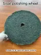 Good Cutting Force Green Sisal Buffing Roda Polishing