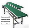 New Aluminum+PVC Green Belt Conveyor for Food Industry Packaging Bottles 110V/220V 400-2000W1