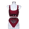 Customizable High Cut Two-Piece Bikini Swimwear for Women1