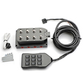 Universal Shock Absorber 1/4\" VU4 Solenoid Valve Unit - Air Suspension Valve Block with Cable Plug and Handle Controller1