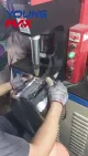 Grillpanna automatiskt hål stansning av rivningsmaskin