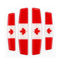 4Pcs/Set National Flag Design Car Door Protective Emblems Stickers1