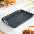 Modern Carbon Steel BBQ Grill Pan with 2.5mm Thickness and Metal Handle for Chicken Roasting1
