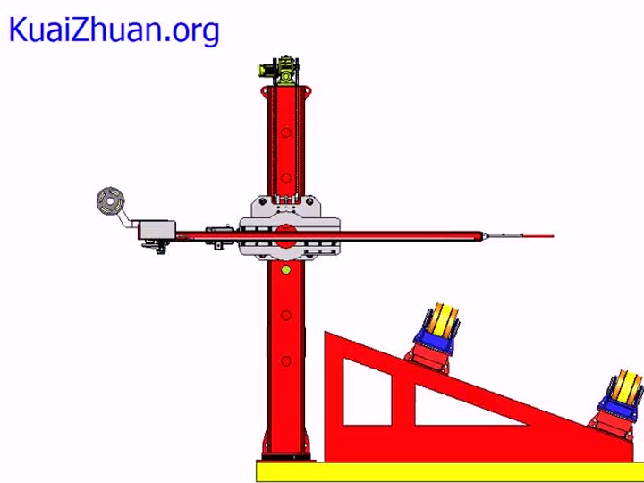 Video of Fillet Welding in Tilting Manipulator