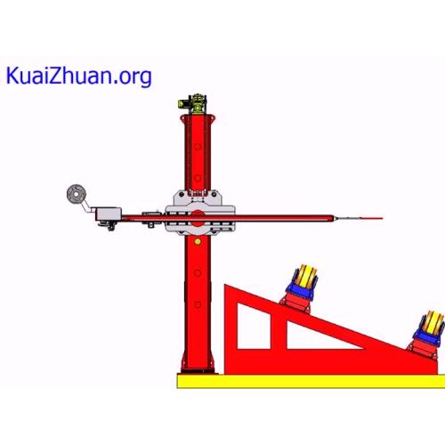 Video des Filetschweißens beim Kippmanipulator