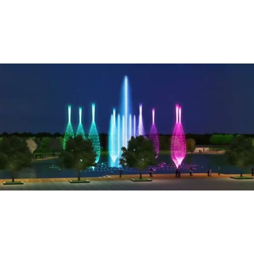 Lotus Water Fountain Display