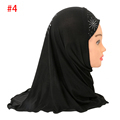 2025 Crystal Hemp Kids Muslim Scarf Islamic Prayer Hijab for 2-7 Years1