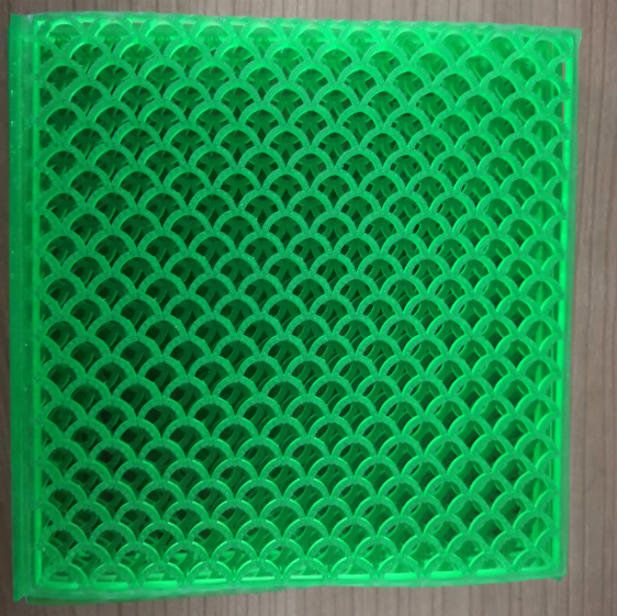 Transparente Anti-Rutsch-PVC-Hexagon Floor Mat1