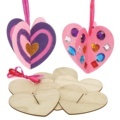 DIY Valentine's Day Wooden Heart Decorations: Craft Supplies and Ideas1