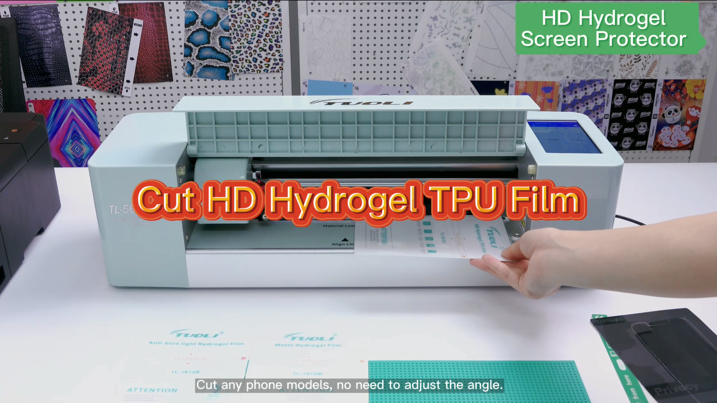 HD Clear Hydrogel Film Cutting