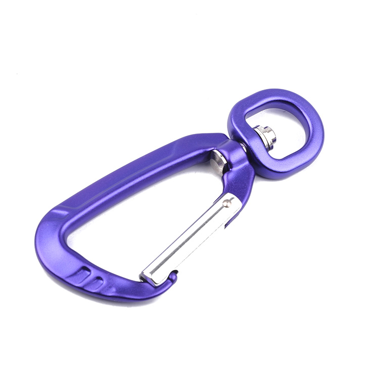 Outdoor Swivel Aluminum Carabiner Hook 5KN Carabiner for Dog Leash1