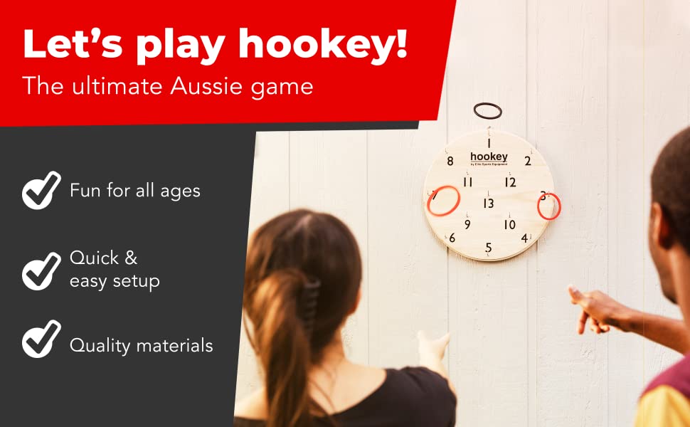 ¡Vamos a jugar Hookey! El mejor juego de aussie. Diversión para todos con configuración rápida y fácil.