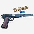 2024 Wholesale Softshell Air Soft Gun Model 1911 Toy Pistol for Children's Toys1