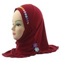 2025 Hot Selling Flower Muslim Scarf Hijab for Little Girls1